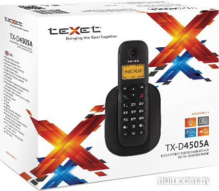 Радиотелефон TeXet TX-D4505A (белый)