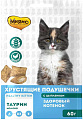 Лакомство для кошек Мнямс Здоровый котенок. Хрустящие подушечки с цыпленком 60 г