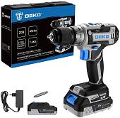 Дрель-шуруповерт Deko ZKCD20V PRO 084-1005 (с 2-мя АКБ, кейс)