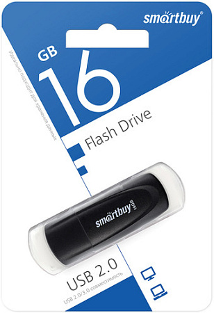 USB Flash SmartBuy Scout 16GB (черный)