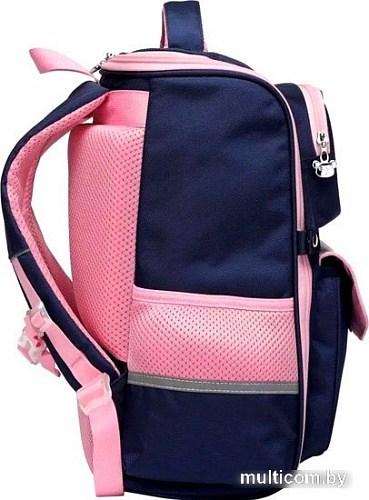 Школьный рюкзак Sun Eight SE-2874 (темно-синий/розовый)