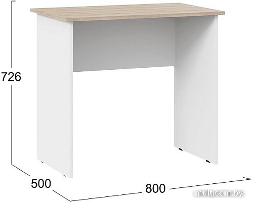 Стол Трия Тип 14 800 (дуб сонома/белый ясень)