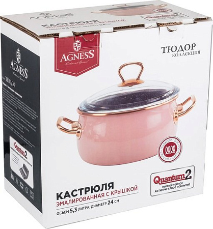 Кастрюля Agness Тюдор 950-273