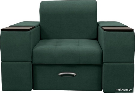 Сириус Лидер-13 ППУ 135x110 (Eva 19 велюр темно-зеленый)