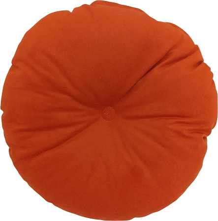 Декоративная подушка Sled Круглая 40x40x10 (оранжевый)