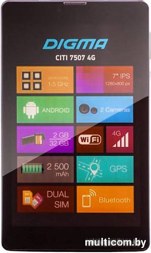 Планшет Digma Citi 7507 32GB LTE