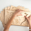 Пазл Woodary Карта мира на английском языке L 3196