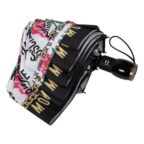 Зонт Moschino Flowers and slogans Мulti