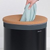Бак Brabantia 120022 (черный, крышка из пробки)