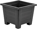 Кашпо Serinova Квадратный №4 20-S42011102-200100 (антрацит)