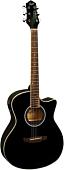 Электроакустическая гитара Flight AG-210 CEQ BK