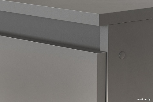 Стенка Mio Tesoro Денвер с зеркалом (графит серый)