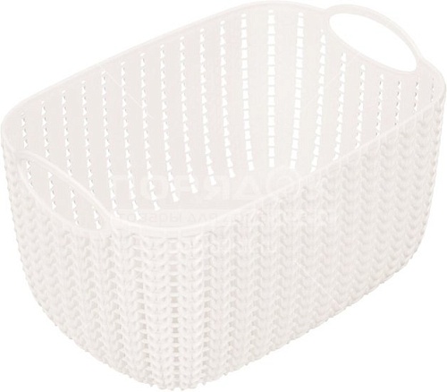 Корзина Idea Вязание 4 л (белый)