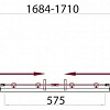 Душевая дверь BelBagno UNO-BF-2-170-C-Cr (прозрачное стекло)