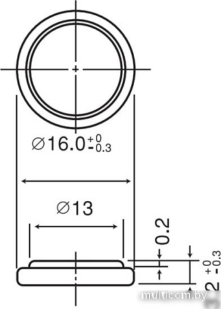 Батарейки Panasonic CR1632 CR-1632EL/1B