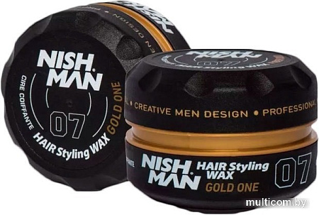 Nishman Воск для укладки волос 07 Gold One 150 мл