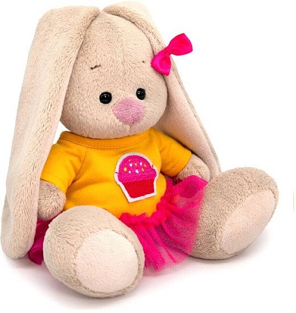 Классическая игрушка BUDI BASA Collection Зайка Ми в платье с пирожным SidX-553 (15 см)