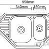 Кухонная мойка Ledeme L69550B