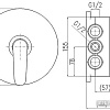 Смеситель Slezak RAV Tigris TG183BOX-2