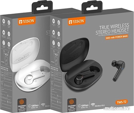 Наушники Yison T2 (белый)