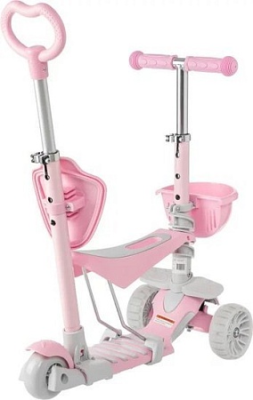 Трехколесный самокат Ricos Bubble KB05D (розовый)