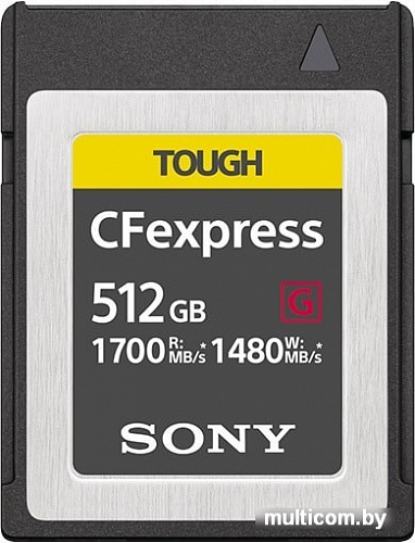 Карта памяти Sony CFexpress Type B CEB-G512 512GB