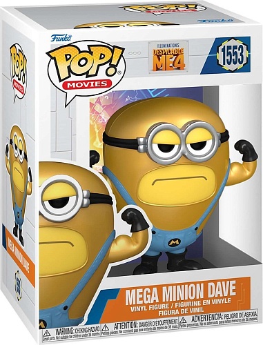 Фигурка Funko POP! Movies Despicable Me 4 Mega Minion Dave (1553) 76049