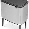 Brabantia Bo Touch Bin 3x11 л (стальной матовый с защитой)