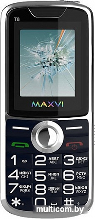 Мобильный телефон Maxvi T8 (синий)