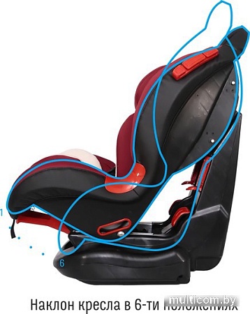 Детское автокресло Smart Travel Premier (марсала)