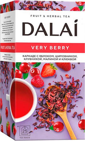 Красный чай DALAI Very Berry 25 шт