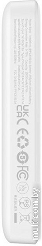 Внешний аккумулятор Baseus Magnetic Mini Air Wireless Fast Charge Power Bank 20W 10000mAh (белый)