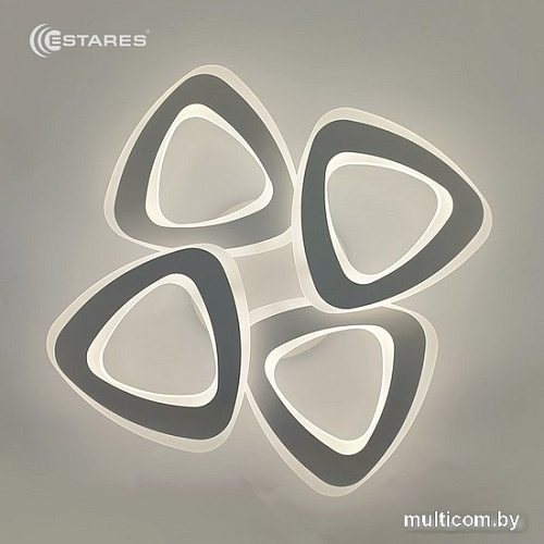 Припотолочная люстра Estares Room 80W 4TR-APP-530x530x90-WHITE/WHITE-220-IP20