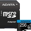 Карта памяти A-Data Premier AUSDX256GUICL10A1-RA1 microSDXC 256GB (с адаптером)