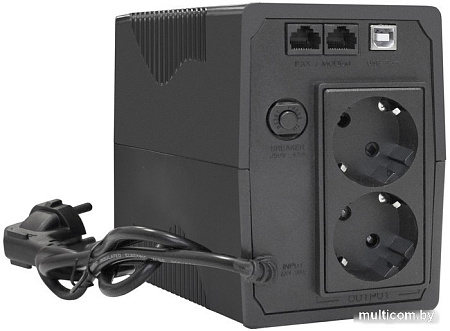 Источник бесперебойного питания ExeGate Power Smart ULB-1000.LCD.AVR.2SH.RJ.USB EX292792RUS