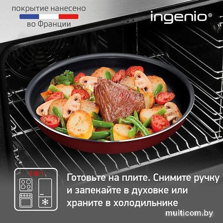 Набор сковород Tefal Ingenio Red 5 04186840
