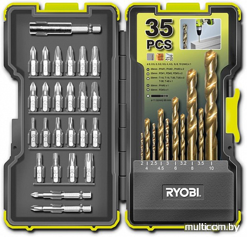 Набор бит Ryobi RAK35HSSSD 35 предметов