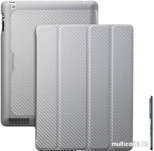 Чехол для планшета Cooler Master iPad Wake Up Folio Carbon Texture Silver White (C-IP3F-CTWU-SS)
