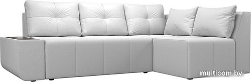 Угловой диван Mebelico Амадэус 109702 (правый, экокожа, белый)