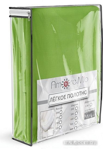 Тюль Amore Mio RR 106 6x2.7 м 10728 (салатовый)