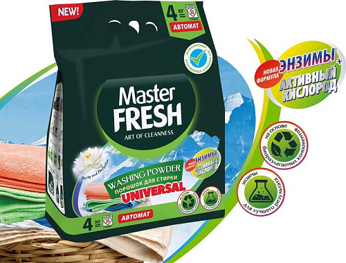 Стиральный порошок Master Fresh Universal (4 кг)