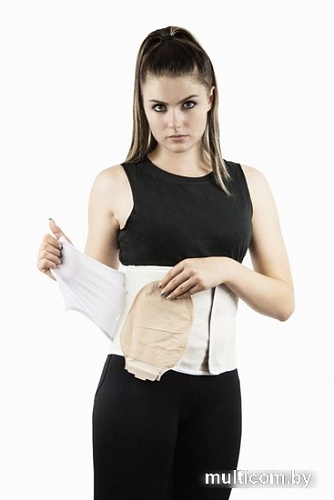 Бандаж абдоминальный Antar С отверстием для стомы AT04603 (M)