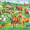 Пазл Larsen Лошади FH50