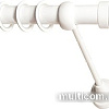 Lm Decor Цилиндр (белый глянец, гладкая, 4м 25мм, 1 ряд)