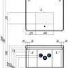 Акватон Тумба под умывальник Шерилл 85 (белый глянец)