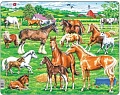 Пазл Larsen Лошади FH50