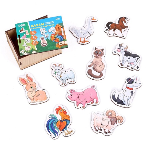 Развивающая игра Лесная мастерская Любимые картинки. Домашние животные 7811264