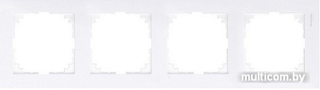 Рамка Schneider Electric Merten System M MTN4040-3625 (бриллиантовый белый)