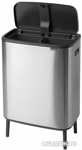 Brabantia Bo Touch Bin Hi 2 x 30 л (стальной с защитой от отпечатков)