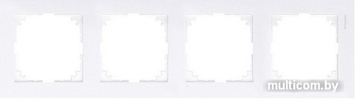 Рамка Schneider Electric Merten System M MTN4040-3625 (бриллиантовый белый)